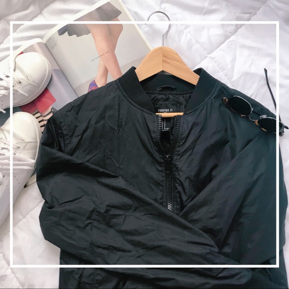 Forever 21 Jackets & Blazers - Black Bomber Jacket!